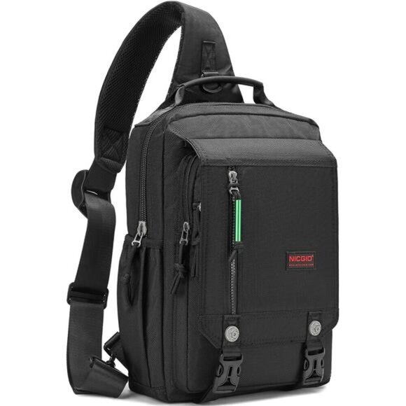 Sling Bags Chest Shoulder Backpacks, 13.3'' 14.1'' 15.6''Laptop Backpack - Picture 1 of 6